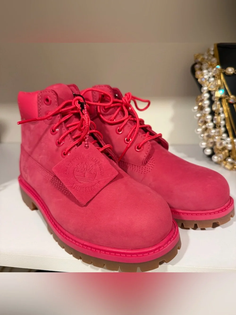 Timberland Youth Size 1 Pink